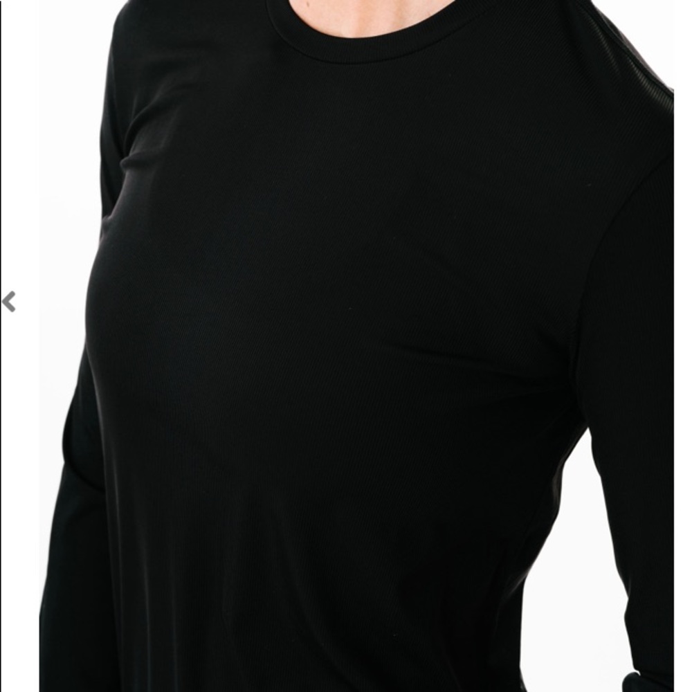 NWT Zyia Black Primo Long Sleeve T. Size L.